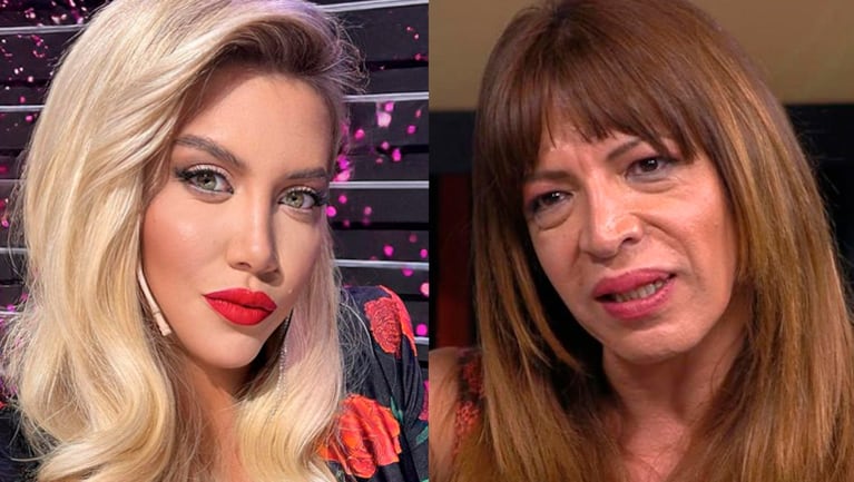 Tremenda respuesta de Lizy Tagliani a Wanda Nara por haberse burlando de su look.