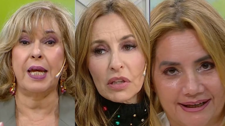 Tremendo cara a cara de Georgina Barbarossa, Analía Franchín y Nancy Pazos con Catalina de Gran Hermano 2023