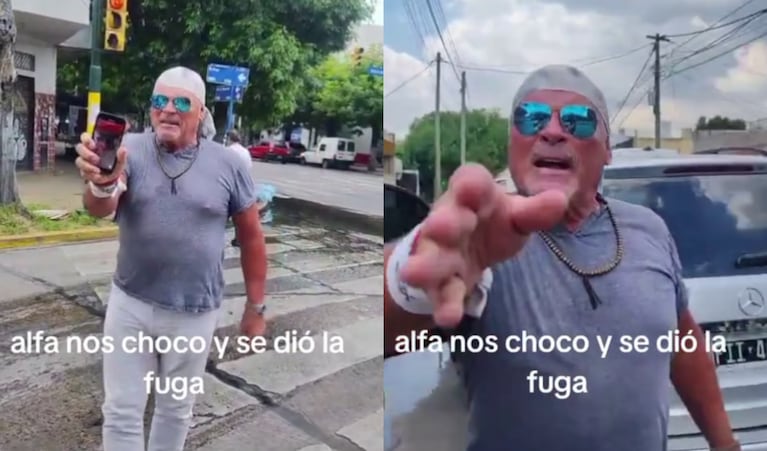 Tremendo cruce de Alfa de Gran Hermano con dos motociclistas que lo acusaron de haberlos chocado | Créditos: Captura video