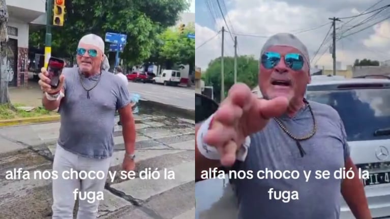 Tremendo cruce de Alfa de Gran Hermano con dos motociclistas que lo acusaron de haberlos chocado | Créditos: Captura video
