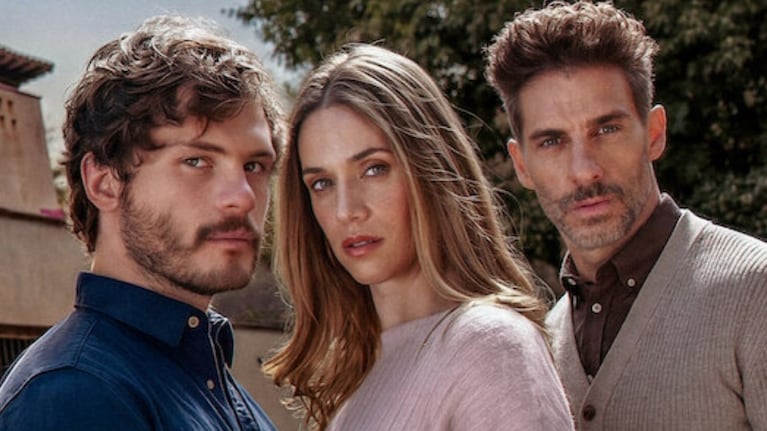 Tres a quererse. Una mujer entre el amor de un padre y su hijo.