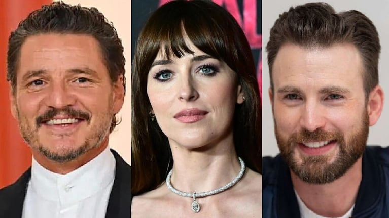 Tres figuras estelares como Pedro Pascal, Dakota Johnson y Chris Evans le dan vida a un triángulo amoroso picante.
