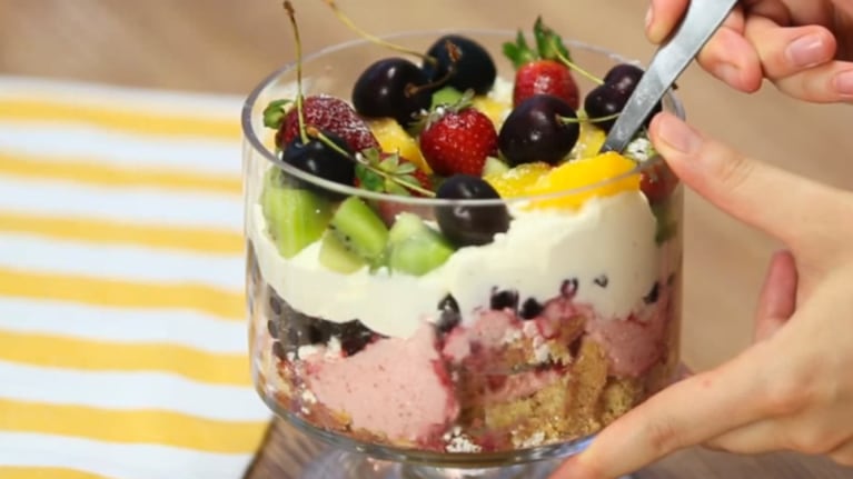 Trifle de frutas: el postre tendrá otro nivel si seguís esta receta
