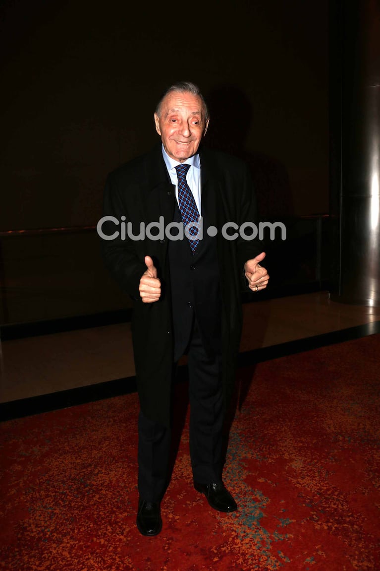 Tristán en abril de 2016, en la entrega de los diplomas a los nominados a los premios Martín Fierro. (Foto: Ciudad)
