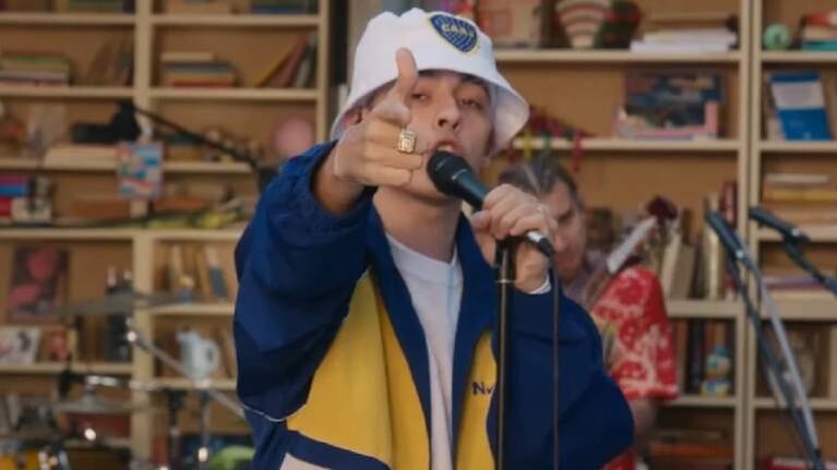 Trueno estrenó su sesión para el Tiny Desk grabada en los conventillos de La Boca