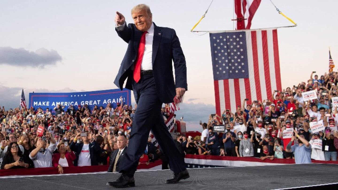  Trump presionó a Biden sobre la Corte Suprema. Foto: AFP.