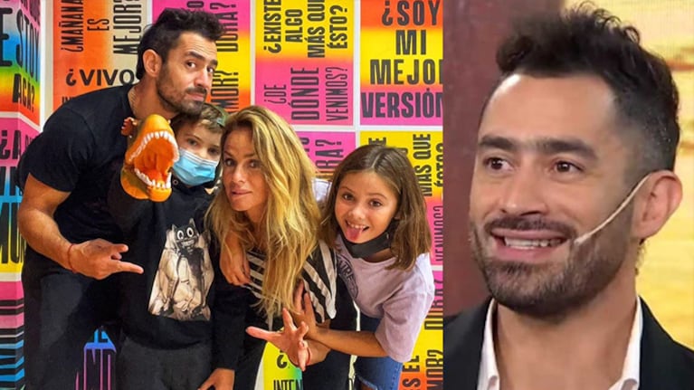 Tucu López compartió una dulce foto jugando con el hijo de Sabrina Rojas y Luciano Castro.