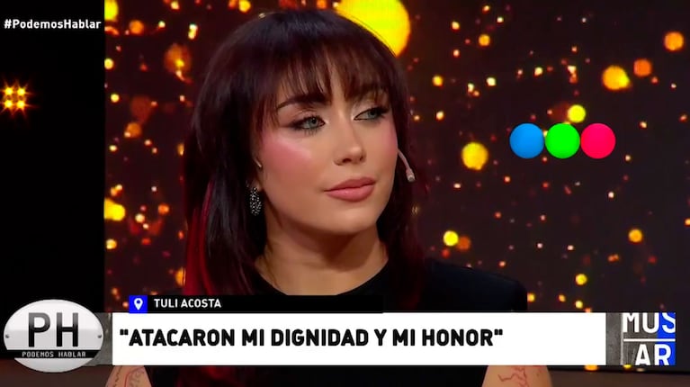 Tuli Acosta en Podemos Hablar (Foto: captura de Telefé).
