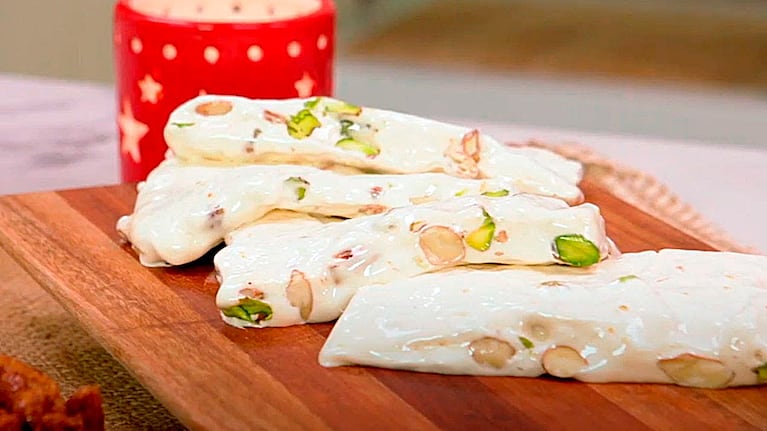 Turrón de almendras, un clásico de Navidad. Foto: CucinareTV