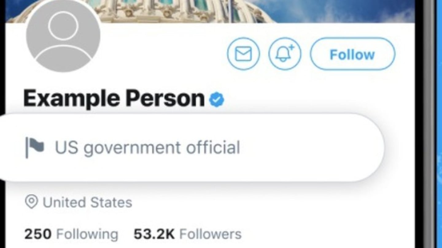 Twitter añadirá etiquetas identificativas a las cuentas oficiales de los gobiernos y jefes de Estado. Foto:EP. 