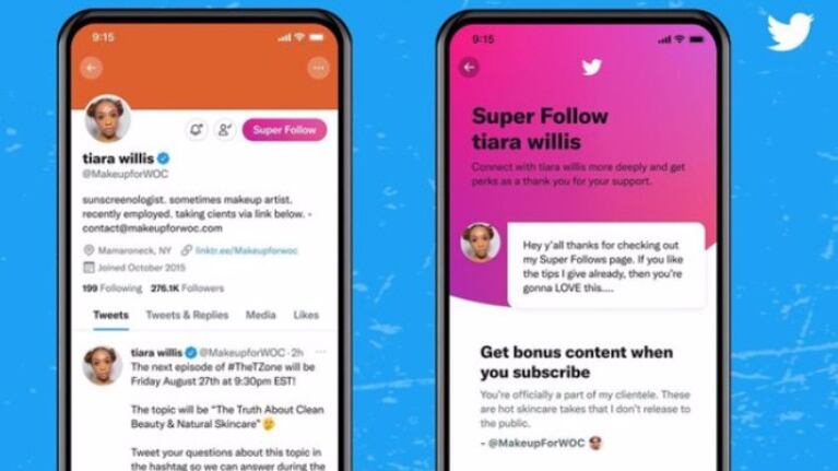 Twitter lanza los Super Follows de pago para todos los usuarios de iOS