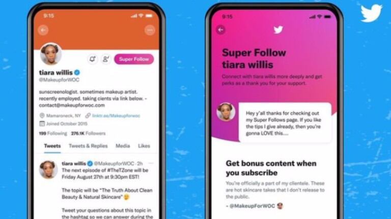 Twitter lanza los Super Follows, sus suscripciones de pago para acceder a contenido exclusivo