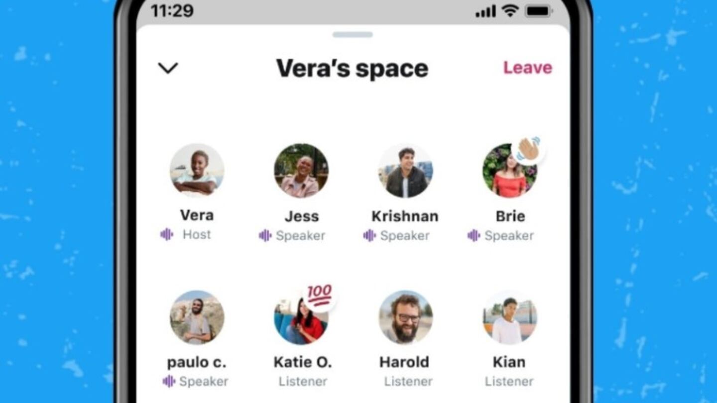 Twitter Spaces permite compartir la moderación con los nuevos coadministradores. Foto: DPA.