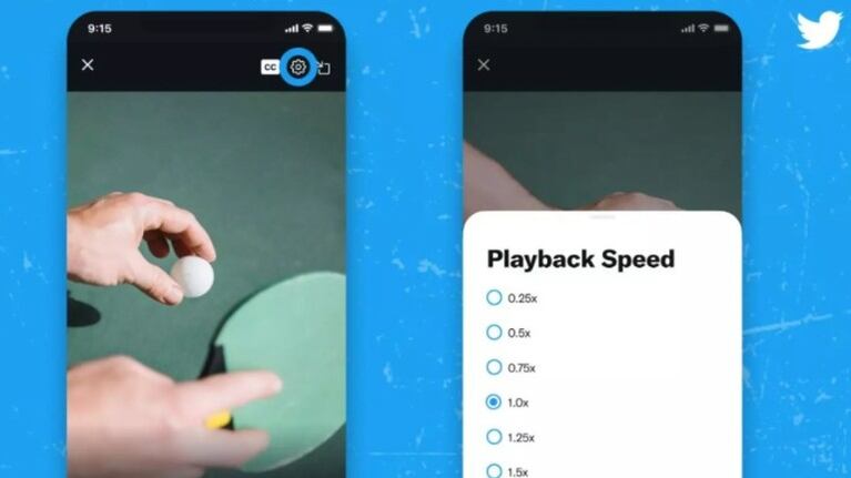 Twitter trabaja en nuevas opciones de velocidad para la reproducción de vídeos y tuits de voz