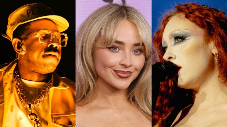Tyler The Creator, Sabrina Carpenter y Chappell Roan. Fotos: gentileza Lollapalooza Argentina 2026.