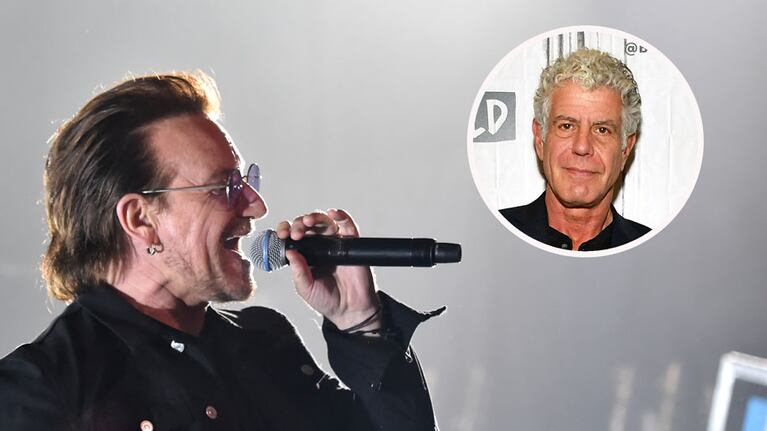 U2 le dedicó una canción al fallecido chef Anthony Bourdain