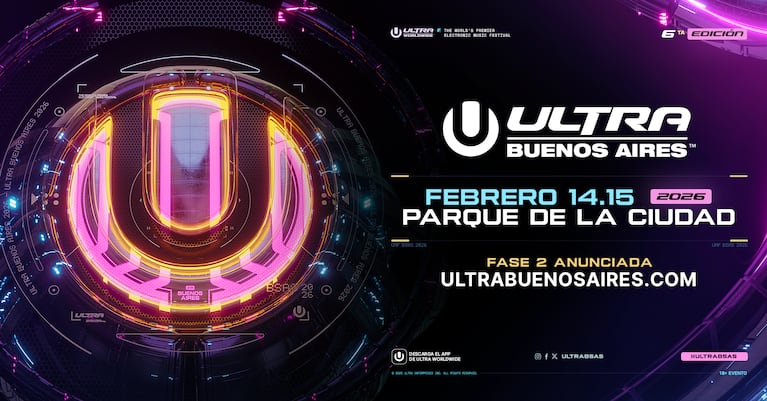 Ultra Buenos Aires 2026 revela el lineup completo de la Fase 2
