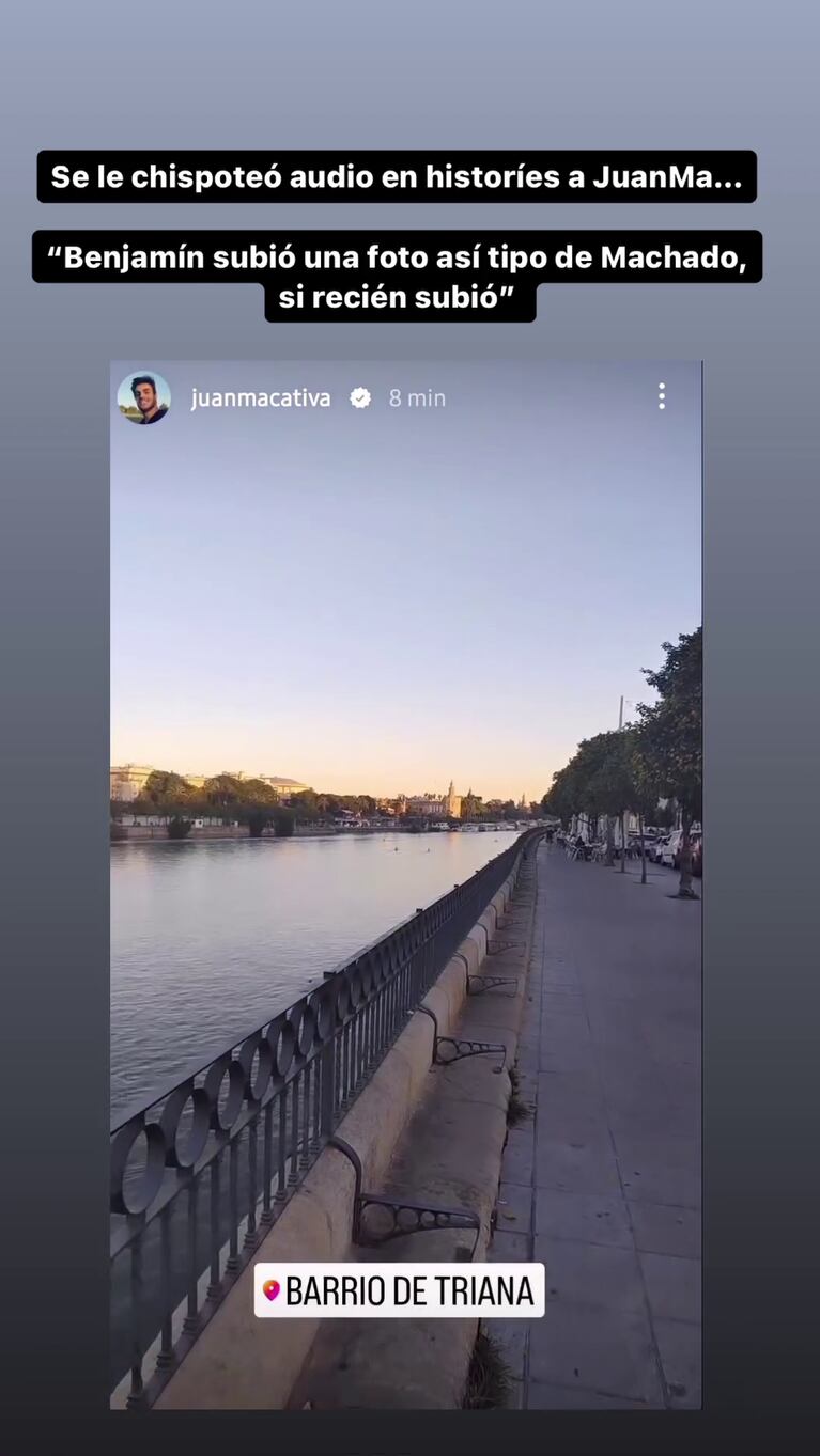 Un amigo de la China Suárez filtró un video donde ella habla de las fotos de Benjamín Vicuña 