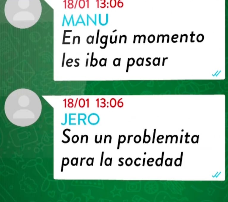 Un "chat paralelo" al del grupo de rugbiers confirmaría la presencia del sospechoso número 11: "Estaba T.C. con ellos"