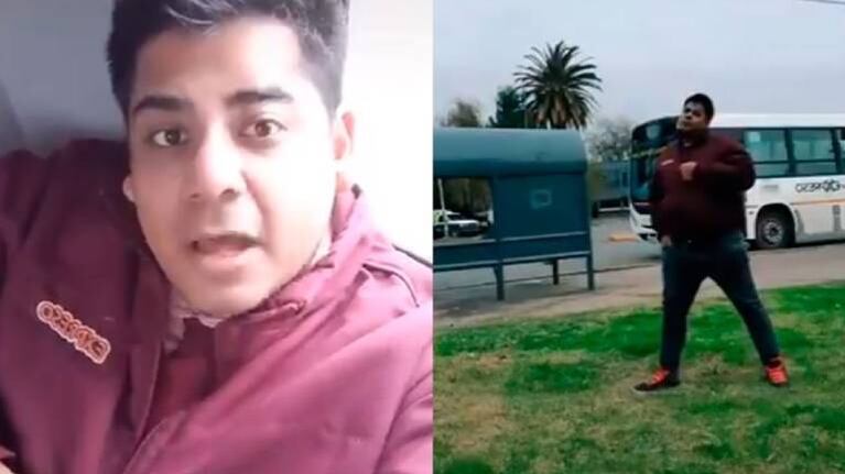Un chofer de colectivo se volvió viral en TikTok