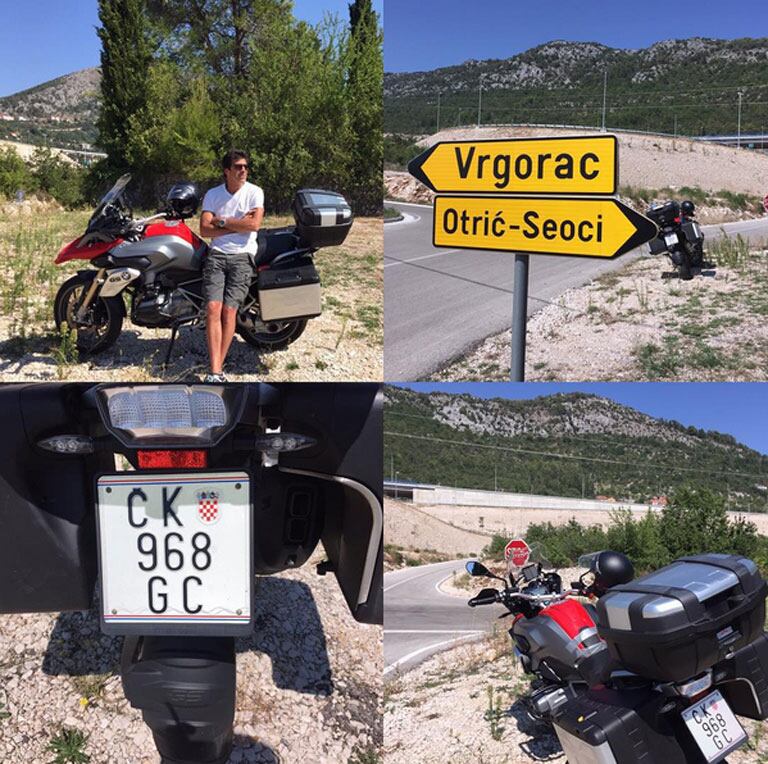 Un divertido recorrido en moto por las rutas de Croacia (Fotos: Instagram).