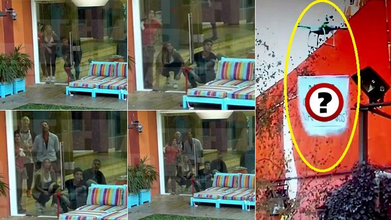 Un drone entró a la casa de Gran Hermano 2015 con un mensaje: "Nico, cuidate, van por vos"