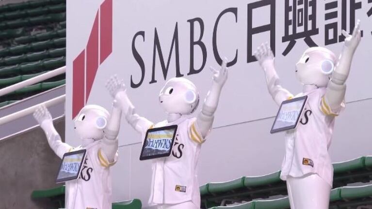Un equipo de béisbol japonés usará robots como espectadores 