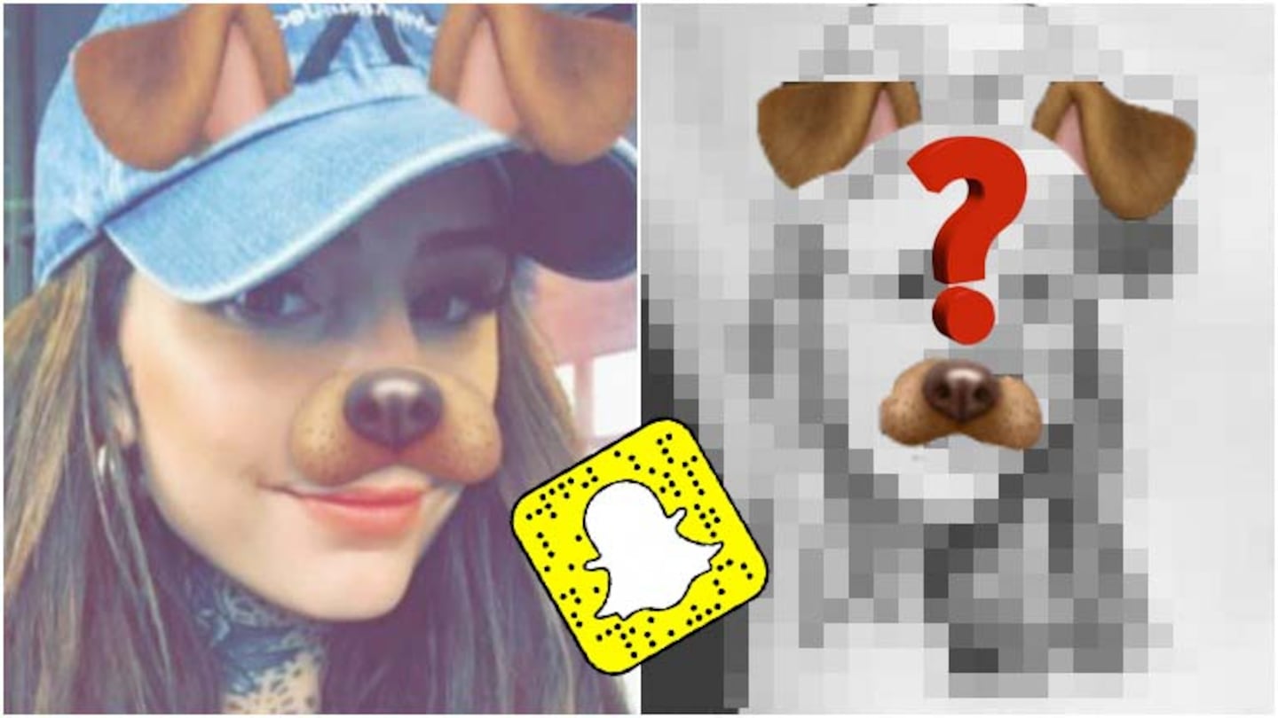 Un fan de Candelaria Tinelli se tatuó su cara con el filtro de Snapchat (Fotos: Web e Instagram)