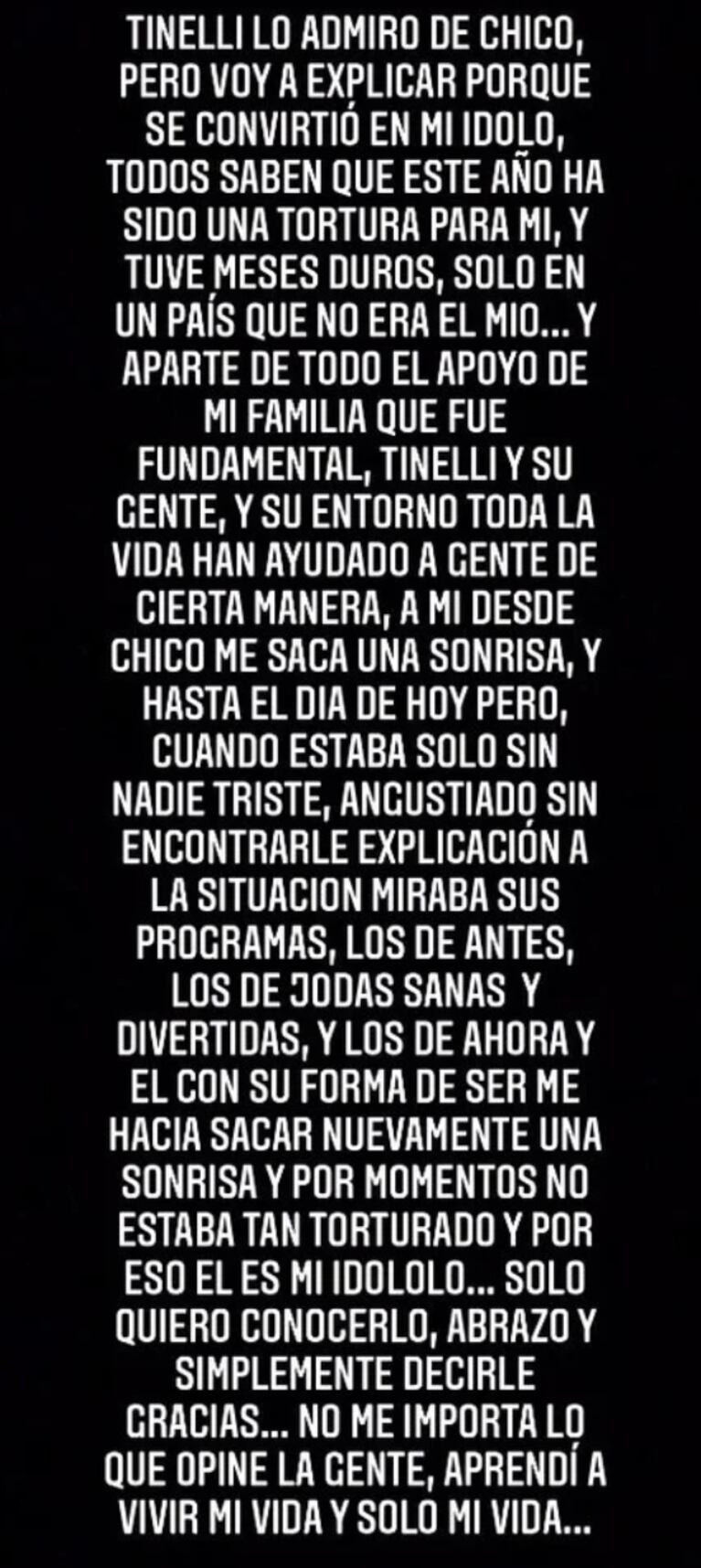 Un futbolista uruguayo emocionó a Marcelo Tinelli al dedicarle su golazo: "Me gustaría conocerte"