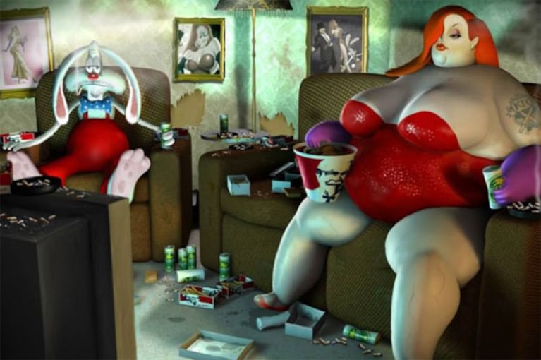 Un golpe a la infancia: Así sería el presente de tus dibujos animados favoritos. (Foto: Web)