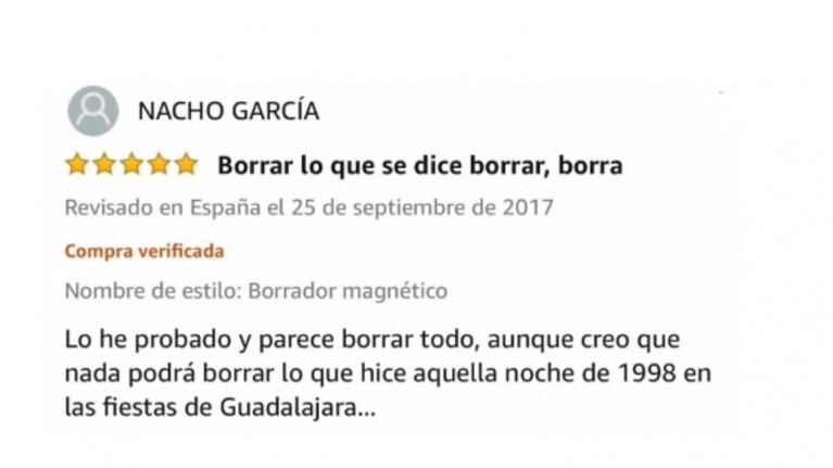 Un hombre se volvió viral por sus reseñas en Amazon