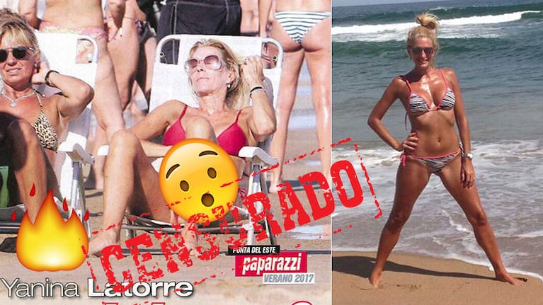  "Un horror, mostraron mi mariposa", se quejó Yanina.