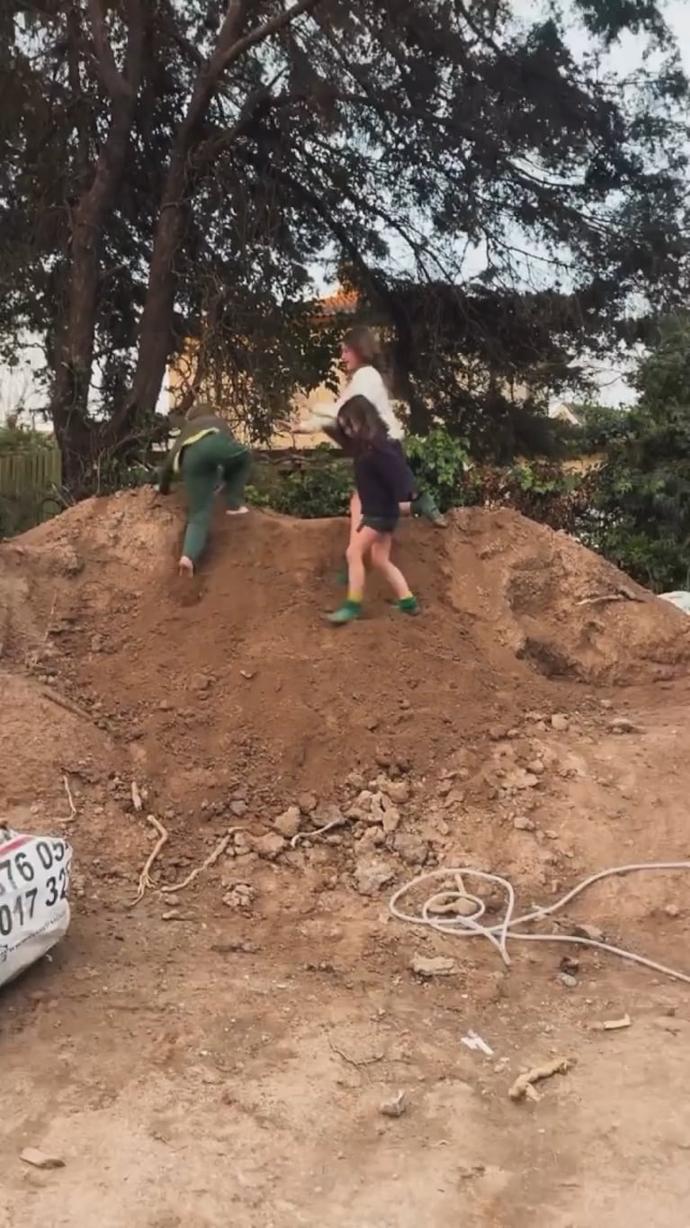 Un “house tour” en plena obra (captura de Instagram)