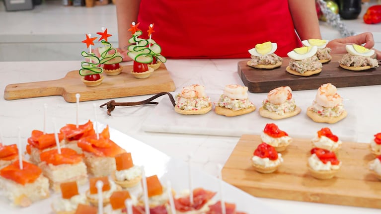 Un imperdible tapeo navideño, con seis opciones distintas. Foto: Cucinare TV