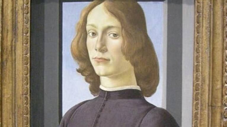 Un insólito retrato de Botticelli será subastado en Nueva York