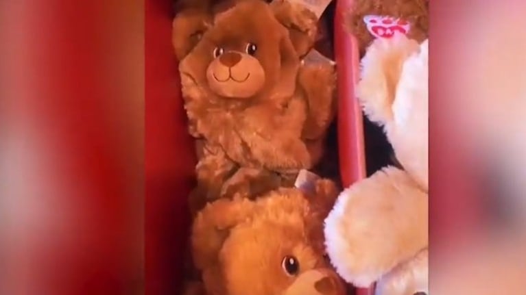 Un joven de 19 años tiene un detalle con su novia regalándole un oso de peluche personalizado