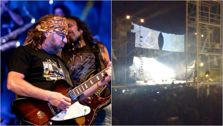 Un joven murió durante un recital de La Renga. Foto: Web