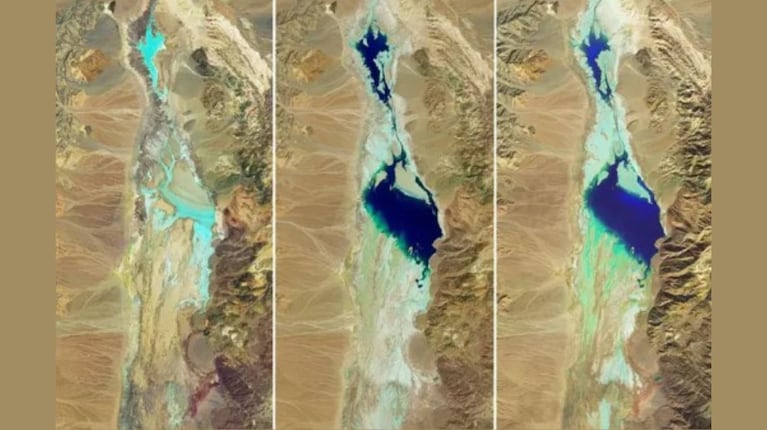 Un lago surge en el Valle de la Muerte