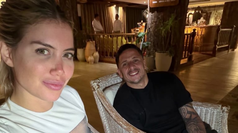 “Un límite te pido”: Wanda Nara expuso el bulto de su novio Martín Migueles en redes y generó un escándalo. Foto: Captura de Instagram Stories (@wanda_nara)