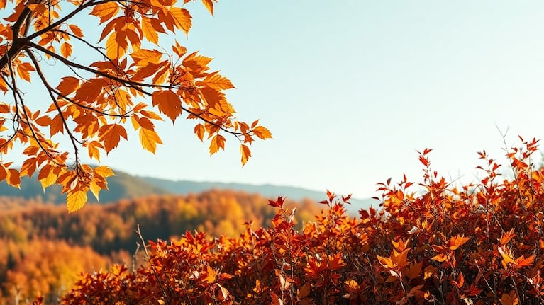 Un paisaje otoñal que simboliza el cambio y el bienestar. (Foto: Imagen ilustrativa generada con IA)