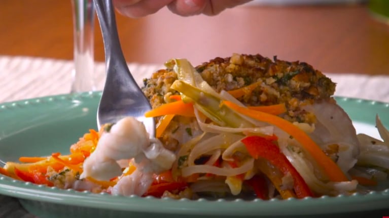 Un plato sofisticado con pescado, muy nutritivo y sabroso. Foto: Cucinare.TV