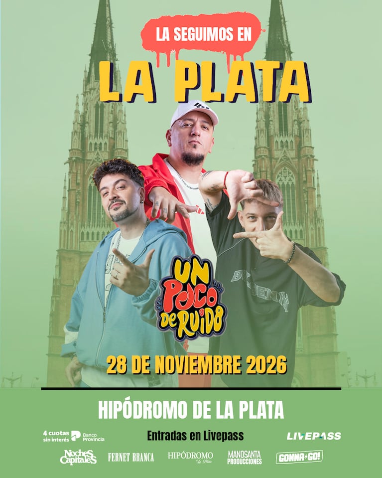 Un Poco de Ruido en el Hipódromo de La Plata con una fiesta histórica de cumbia