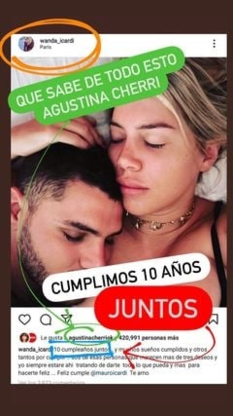 Un posteo de Wanda Nara reabrió el debate sobre la “icardeada” a Maxi López: "Diez cumpleaños juntos"