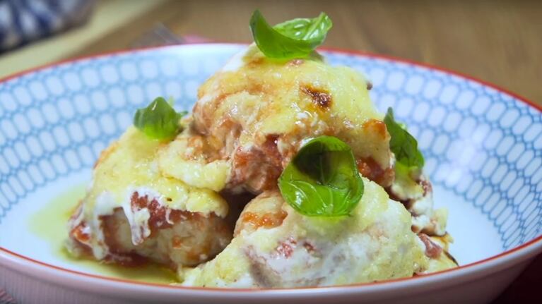 Un receta que combina queso y cerdo para darle un toque gourmet. Foto: CucinareTV