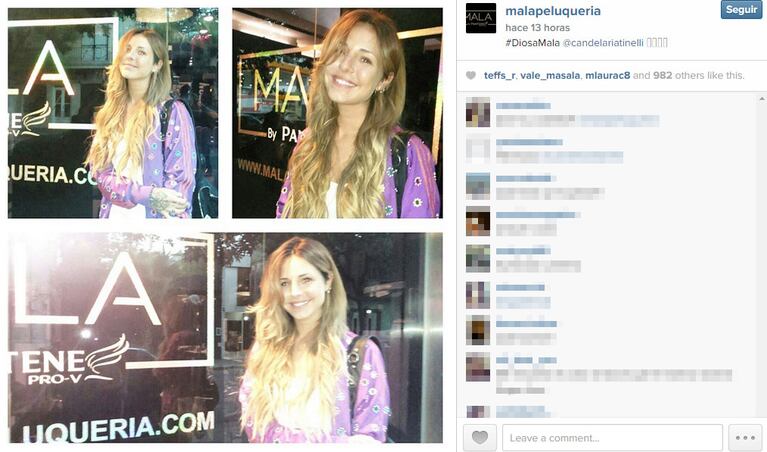 ¡Una blonda más en la familia Tinelli! Candelaria cambió su color de pelo (Foto: Instagram)