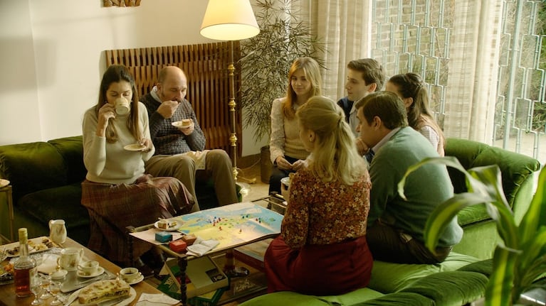 Una escena de la película "Rojo"