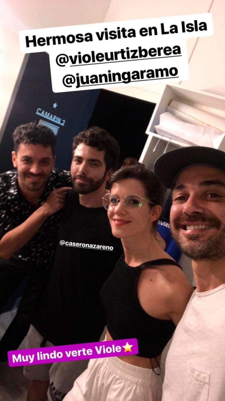 ¡Una Estrella en Carlos Paz! Violeta Urtizberea fue a ver a Pedro Alfonso y Nazareno Casero al teatro 