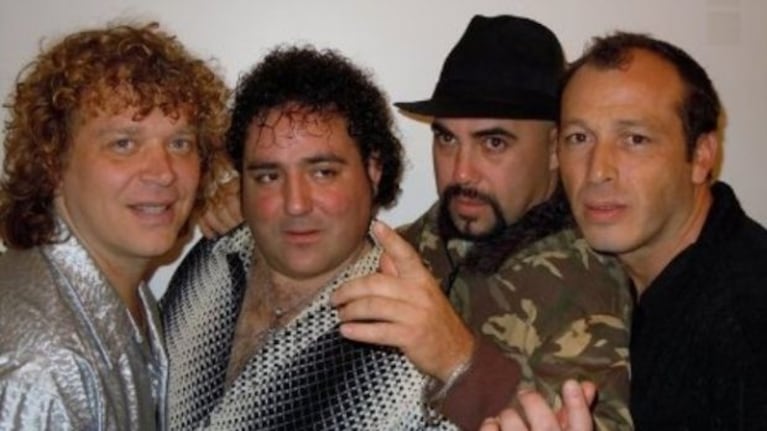Una foto actual del grupo: a la derecha Carlos Mario Lacunza, acusado de homicidio. (Foto: Web)