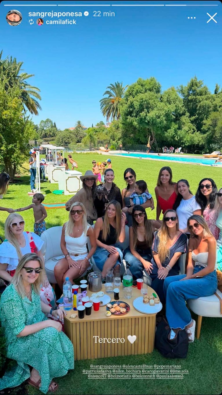 Una foto del cumpleaños de Magnolia  (Foto: Instagram @sangrejaponesa)