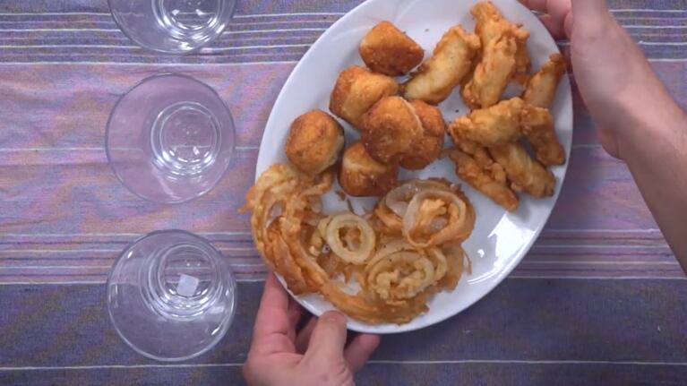 Una increíble picada de fritos. Foto: Cucinare.TV.